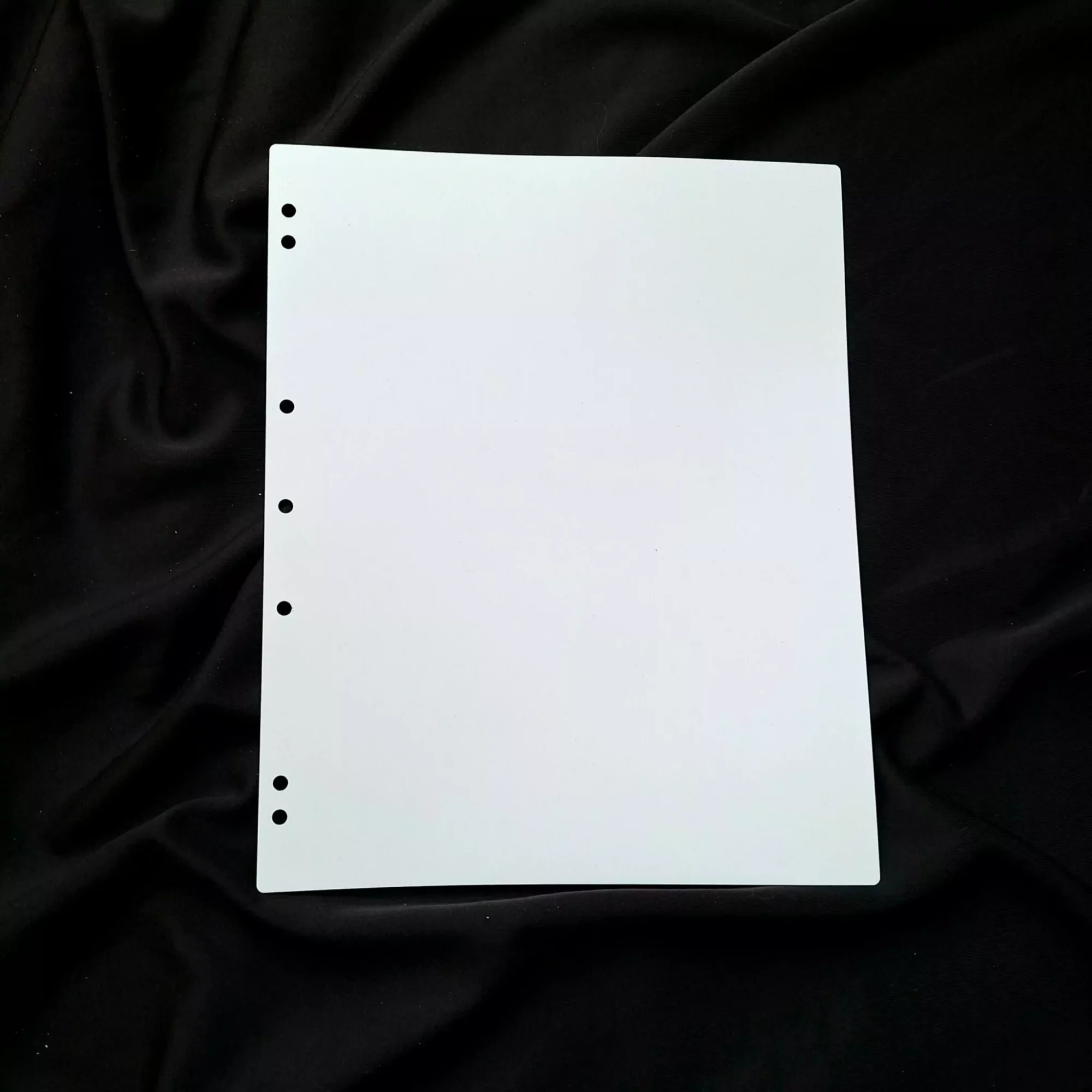 Interleaves sheets for coin album. White